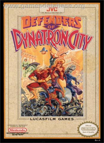 Cover Defenders of Dynatron City for NES